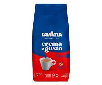 Кава "Lavazza" Crema Е Gusto Classico (зерно) 1кг х4шт (синьо-червона) SWEET00043 фото